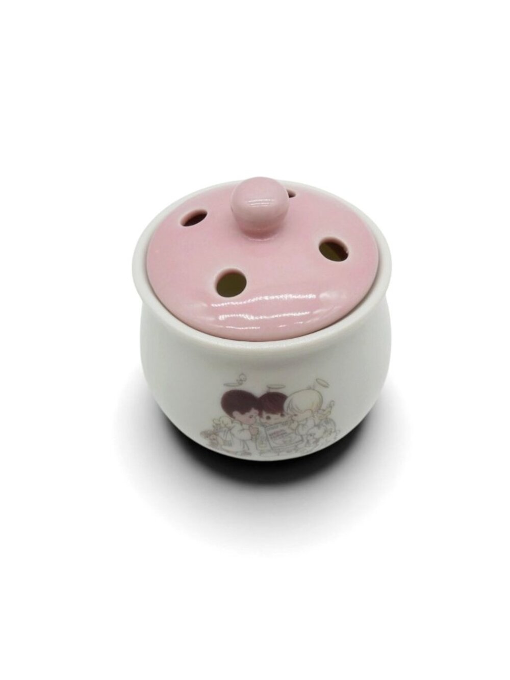 Precious Moments Enesco Unto Us A Child Is Born Covered Potpourri Jar Vintage
